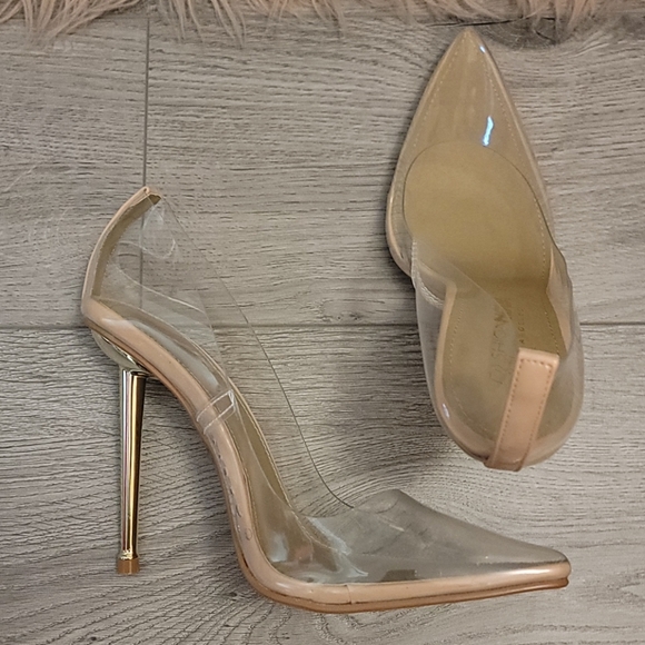Fashion Nova Shoes - Clear pumps